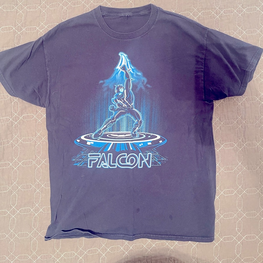 Falcon Tron mash up T-Shirt Large